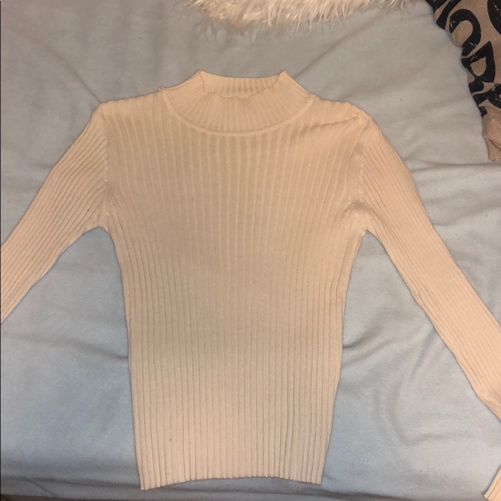 Knitted Nice Look Turtle Neck Long Sleeve
